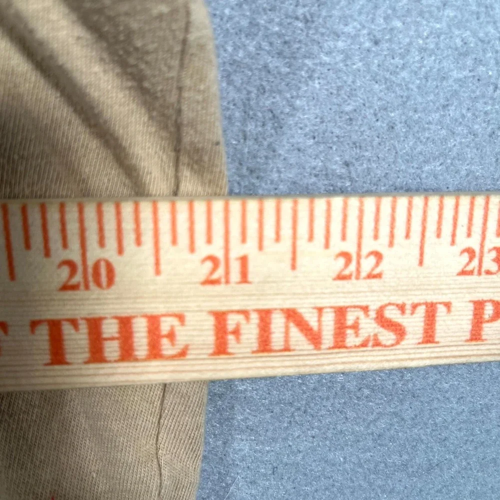 True Religion T Shirt Mens XL Beige Logo Buddha Cotton Short Sleeve Pullover‎